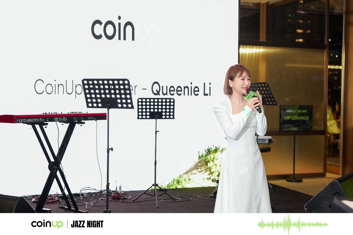 GCLUB_WEB3's tweet photo. 🎉CoinUp Jazz Night 圆满收官!
爵士之夜灵感碰撞,本次活动由G+协办助阵,感恩每一位到场伙伴的陪伴与热情!以及工作人员的用心筹备。
未来,G+ 将持续打造更多优质Web3线下交流场景,共赴更多高光时刻!
#HKWeb3 #Web3Events #GLABS https://t.co/uww31CmmJP
