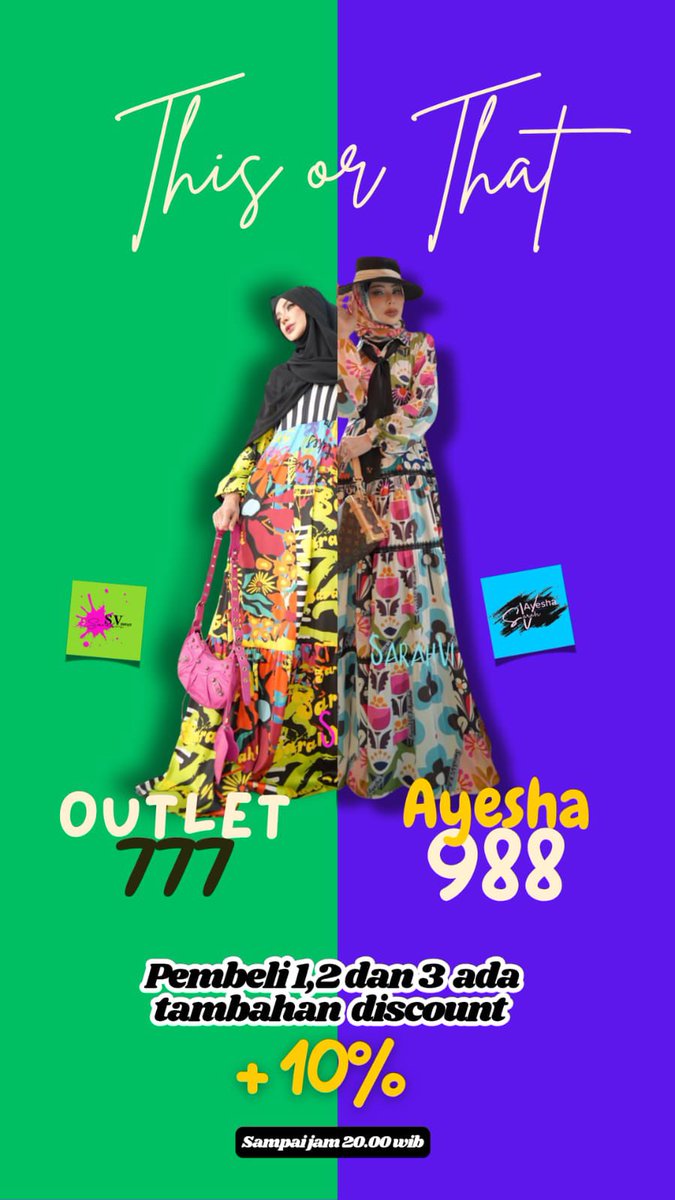 Hanumsarahvi's tweet photo. Assalaamu 'alaikum warahmatullaahi wabarakaatuhu 

Kakak2... Promo kita hari ini. 
PO Sarahvi outlet dan addictedayesha 
Paket cuan untuk dijual kembali 

Untuk info hub HaNuM 0812-9595-111 😊 https://t.co/AhUnFpM9c8