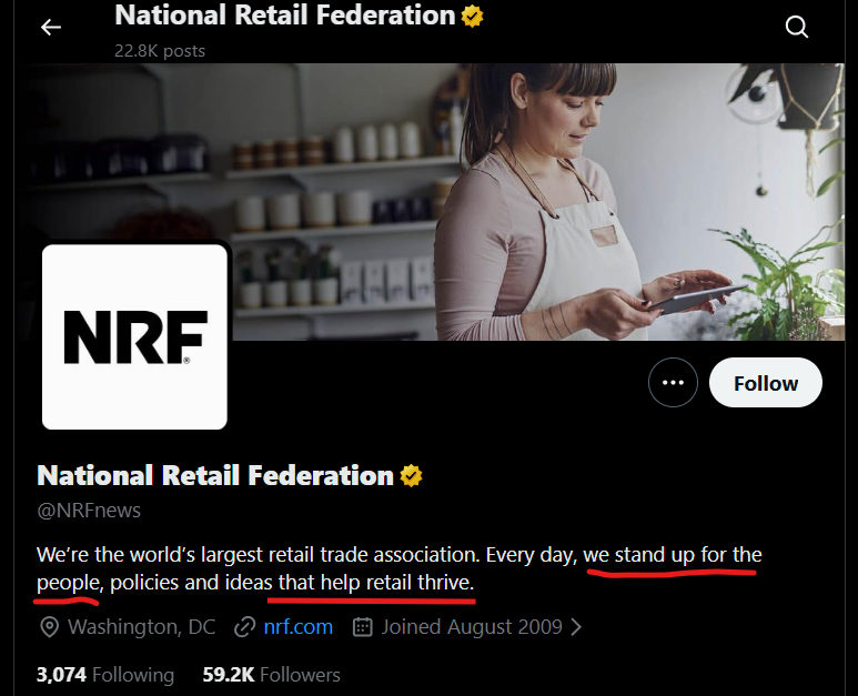 StevenS23337721's tweet image. What a horror!

An incentive to HIRE #American #workers for CALL CENTER #jobs, when they're desperate to find work of ANY kind.
Thanks @FCC !

It's great to know that the National Retail Federation
.@NRFnews is "looking out for us."

There is a "Multiplier Effect" when #Americans