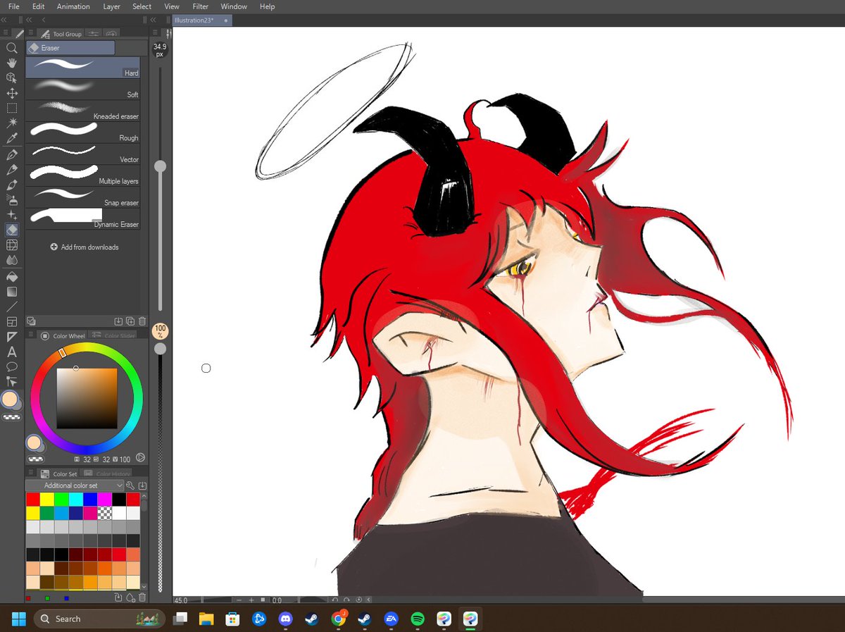 Mixxx_it's tweet photo. A work in progress still lol, Sorry about missing daily doodles I really need to take a break to avoid burn out

#Makima #ChainsawMan #Fanart
#DigitalArt #ClipStudioPaint #wip https://t.co/Xxymd1QUMM