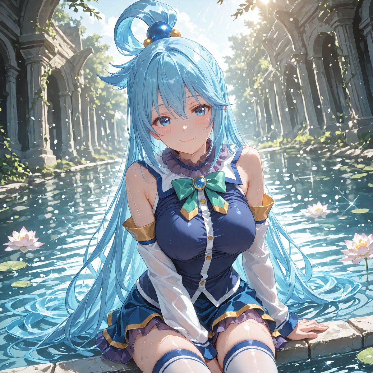 AEcw2's tweet photo. KonoSuba
Aqua Bio
Height 164 cm (5'4)  
Birthday August 1st 
Race Deity 
Nationality Japanese
Bust 83 cm (32)       
Waist 56 cm (22)     
Hips 83 cm (32)        
Bra Size 32 C Cup https://t.co/2FvhRvCLGi