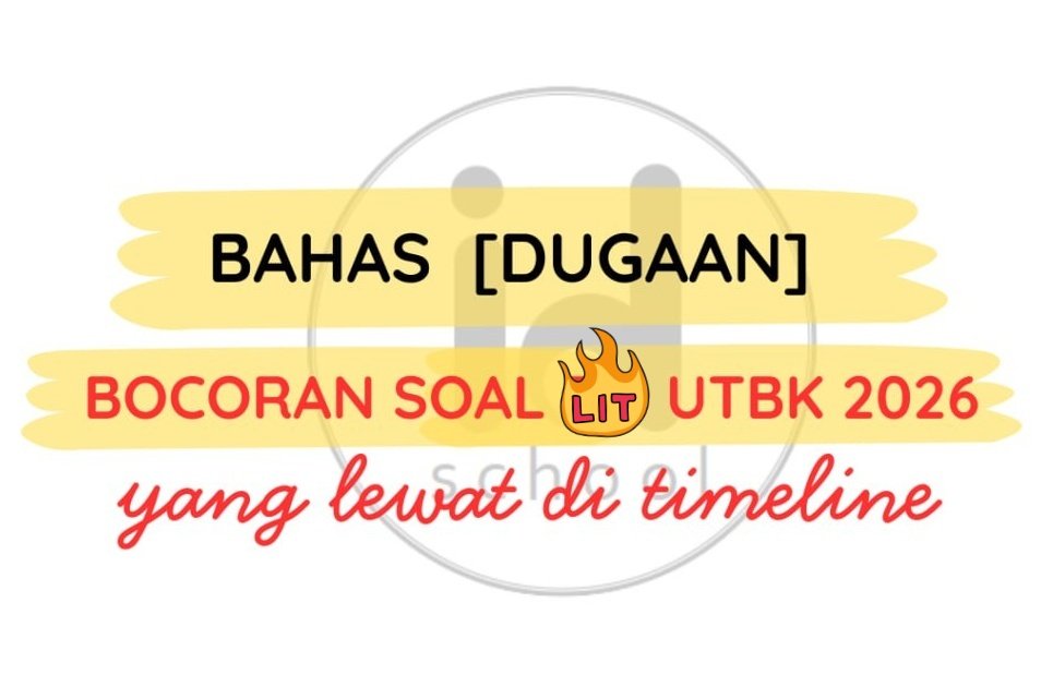 IDSCHOOL | CEK MATERI SNBT 2026 DI SINI! tweet media