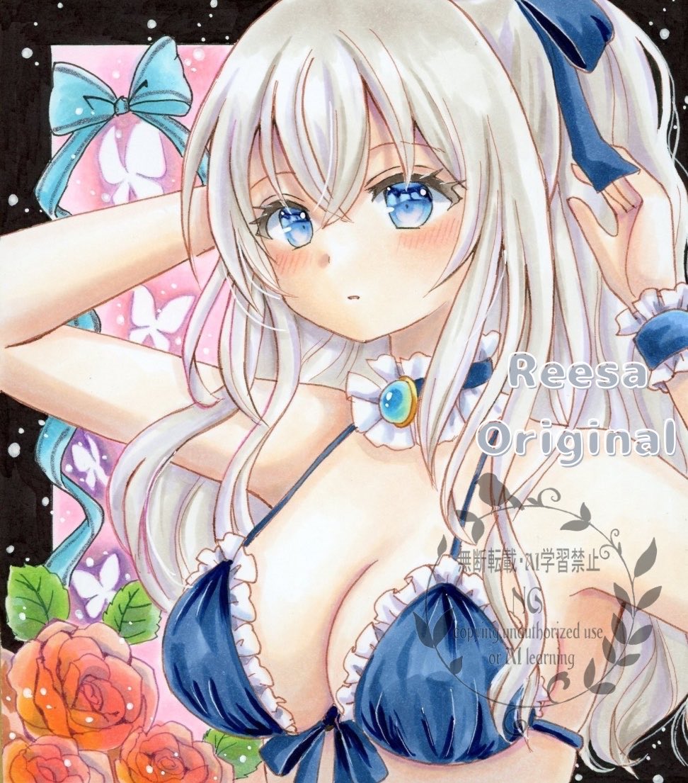 #アナログ絵 
準備中の踊り子ちゃん꙳⸌♡⸍꙳