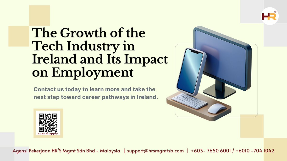 hr_sdn's tweet image. The Growth of the Tech Industry in Ireland and Its Impact on Employment
Ireland has become a major tech hub in Europe, with companies like Google, Apple, and Microsoft. Apply: hrsmgmtsb.com
lnkd.in/gBz9cJ7s
#abroadpathways
#irelandopportunities
#digitalplatform