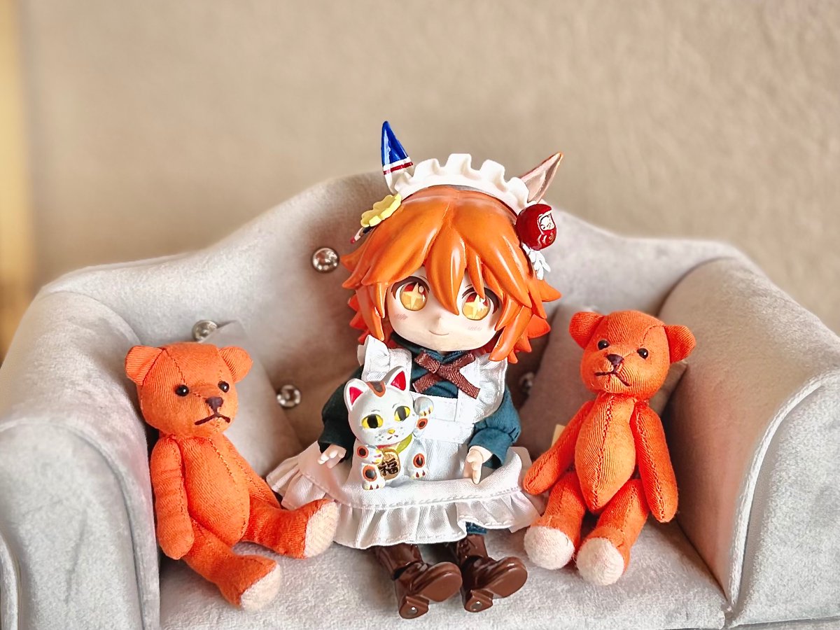 フクキタルwithメイド服withにゃーさんwithテディベアーズ

☺️