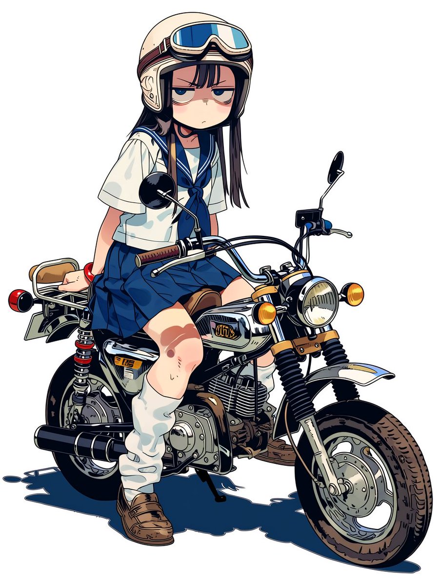 gufutokuku999's tweet photo. 『原付女子物語』  
GPT-Image-2で、ミニバイク大好き女子のイラストをフィギュア風に加工してみました
右側がに加工に使用したイラスト https://t.co/Ox1NILHFLP