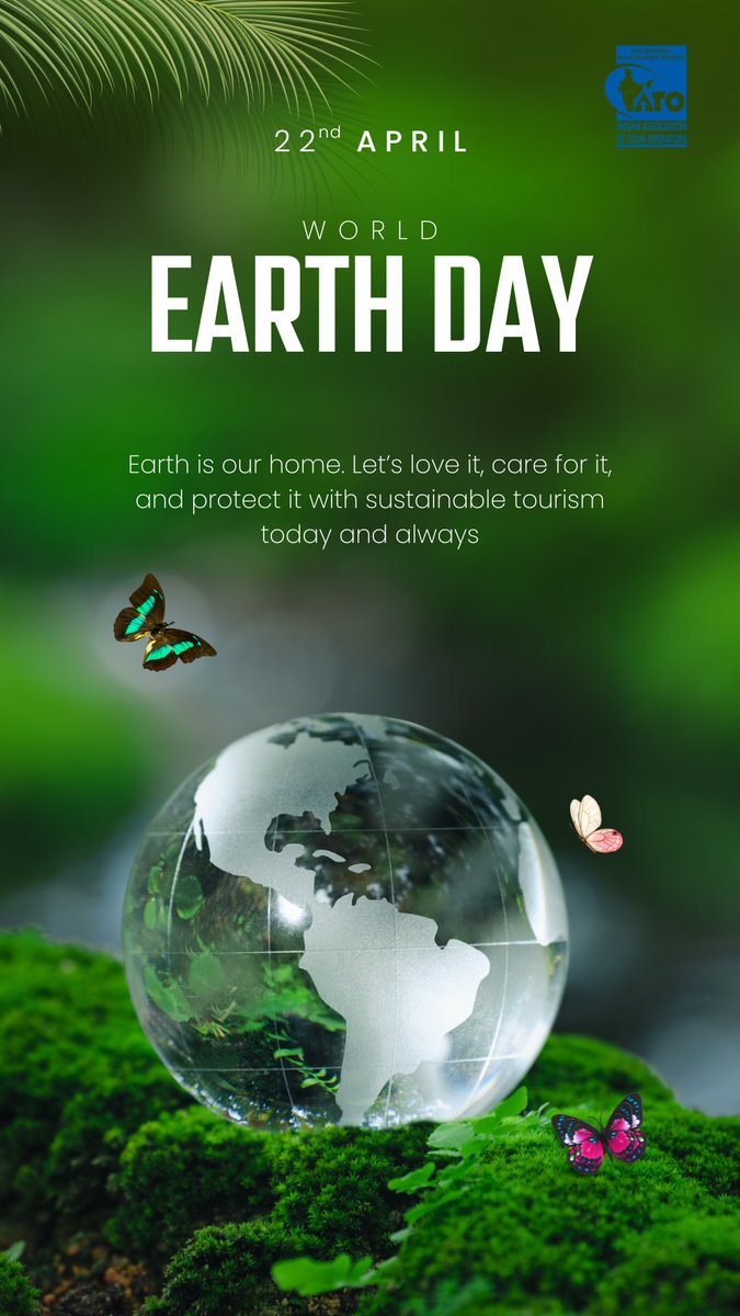 iato_india's tweet photo. Travel. Protect. Preserve. 🌍

This Earth Day, let’s commit to exploring responsibly and safeguarding the beauty that makes every journey meaningful.

Happy Earth Day 🌱 https://t.co/SCaq4ae1Wr