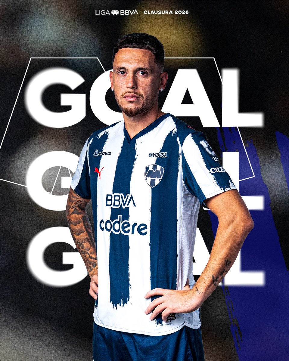 41' ⏱️ | Monterrey 1-1 Puebla |

Lucas Ocampos scores.