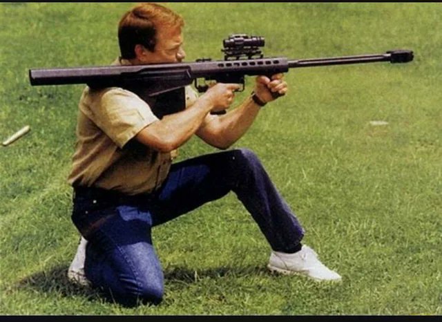 You are now aware that a shoulder fired bullpup Barrett exists.