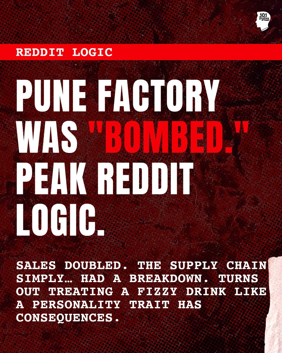 101India's tweet photo. The silver cans are gone, the Middle East shipping lanes are a mess, and Gen Z has officially drank the supply chain into a coma. https://t.co/xb2ZE8U4eh