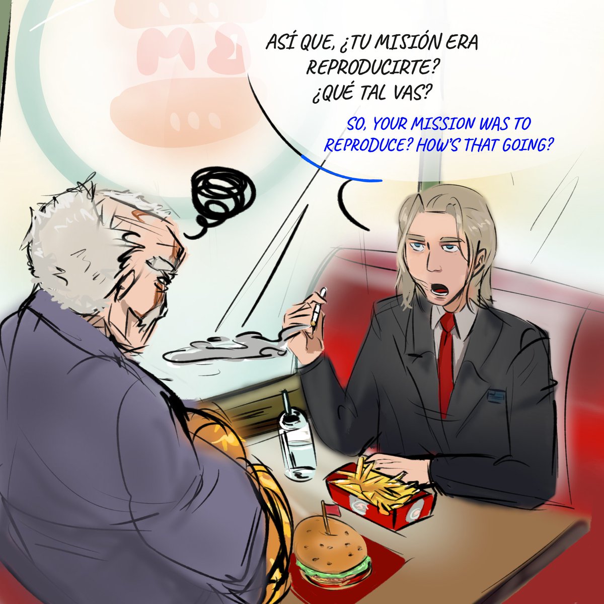Coctel_Ship's tweet photo. Así me lo imagino ligando xd #conquest #invinciblecomic #invincible #invencible https://t.co/8kg5Rn6PJo