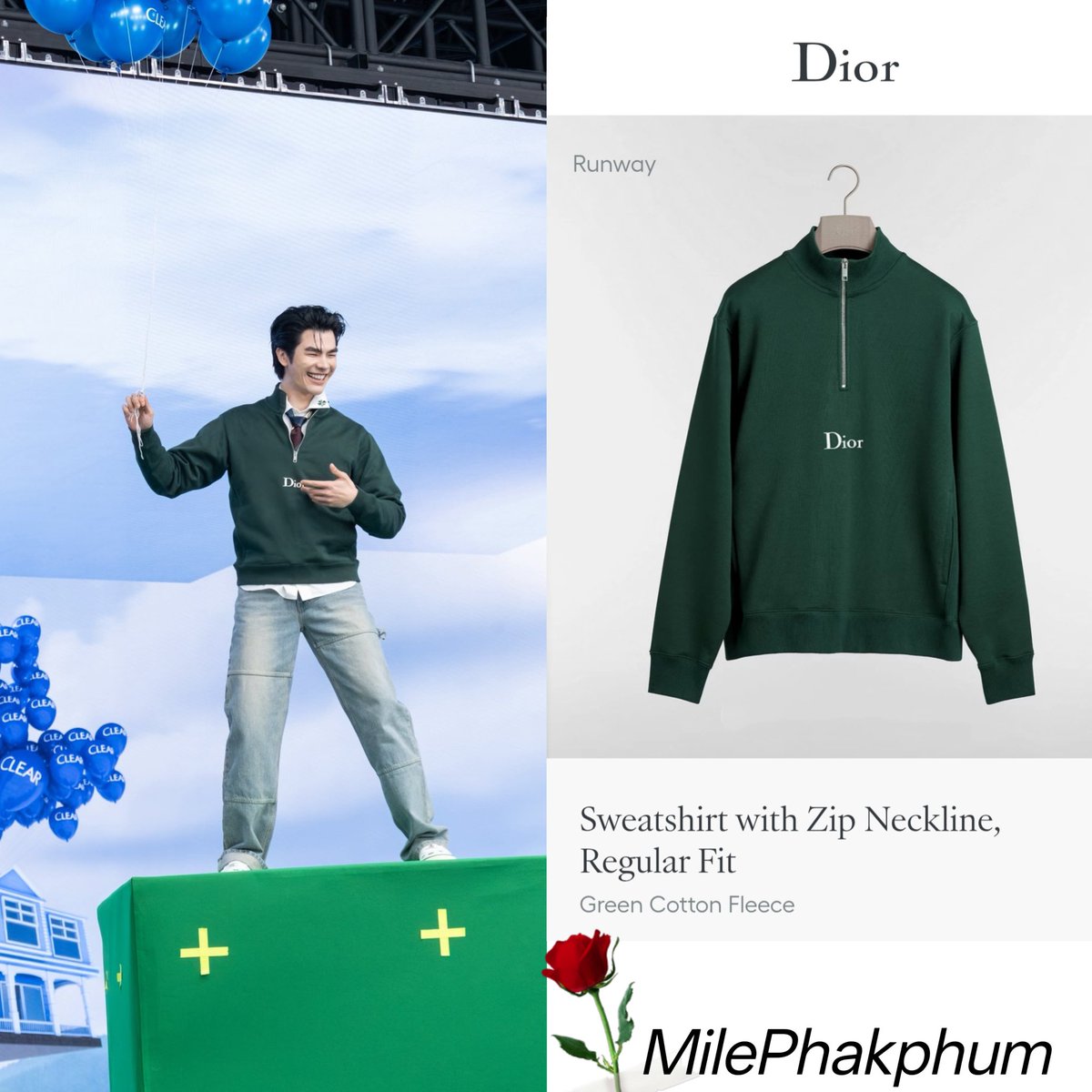 QP59156966's tweet photo. MileFashion
MILE DIOR HOUSE AMBASSADOR
@milephakphum
@dior
#MilePhakphum
#MilexDior
#DiorSummer26
#DiorSummer26xMile
#Dior
#TEAMMILE
#TheFaceMenThailand4 https://t.co/Zu5nCZOCkg
