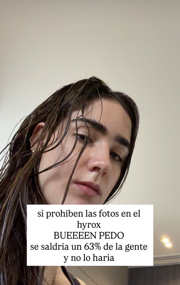 Está morra tiene toda la boca llena de razón. El hyrox y ser running nomas lo traen de modita para la foto y grabarse