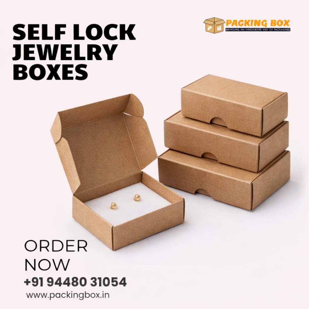 PackingBoxblr's tweet image. Self Lock Jewellery Boxes
Premium self lock jewellery boxes designed for safe packing and elegant presentation. 
Order now at packingbox
packingbox.com

9448031054
#jewelleryboxes #giftboxes #packagingmaterials #customboxes #luxurypackaging #packingbox