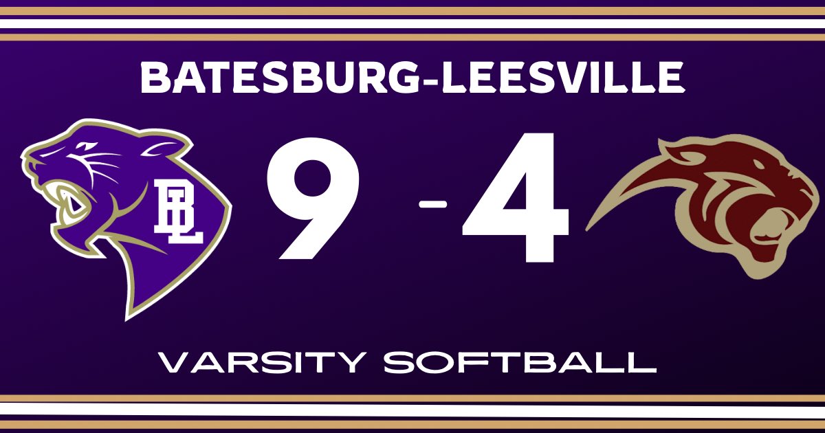 Batesburg-Leesville Panther Softball tweet media