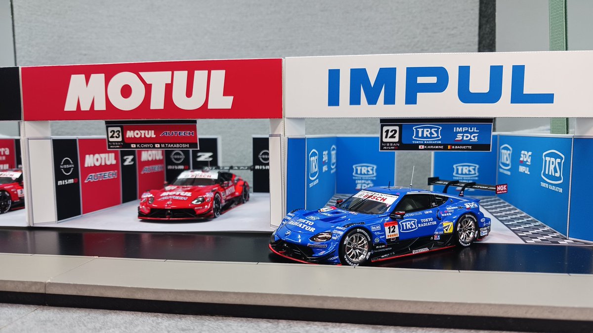 Team_Shinobi74's tweet image. 全国の日産ニスモファンの皆様
2025年のピットジオラマが3チーム完成しました。あと1チーム😊
いいねと思ったらフォローお願いします🙇
#ピットジオラマ
#ペーパークラフト
#SPARK
#スパーク
#SUPERGT
#スーパーGT
#NISSAN
#日産
#NISMO
#ニスモ