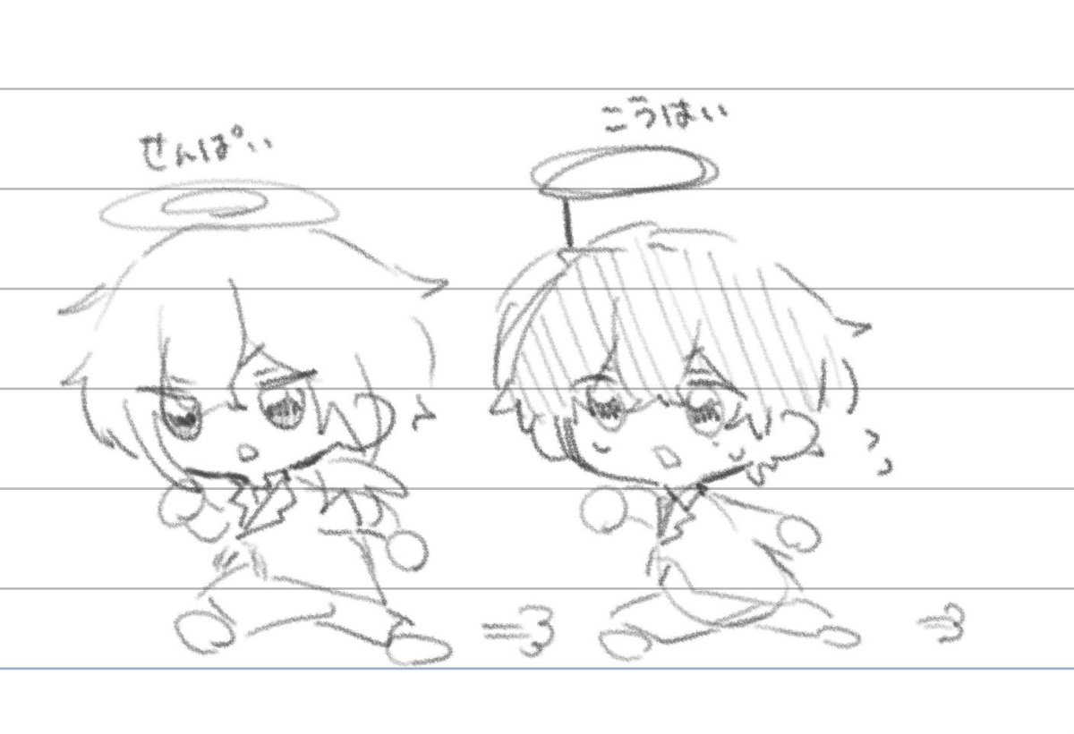 hannybatter's tweet photo. 天くんの歌みたイラスト時間かかりそうなのでお気に入り天使様たちを再掲 https://t.co/pl2d5L1rrE