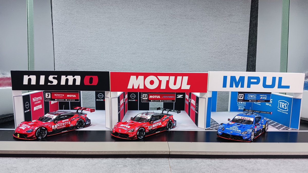 Team_Shinobi74's tweet image. 全国の日産ニスモファンの皆様
2025年のピットジオラマが3チーム完成しました。あと1チーム😊
いいねと思ったらフォローお願いします🙇
#ピットジオラマ
#ペーパークラフト
#SPARK
#スパーク
#SUPERGT
#スーパーGT
#NISSAN
#日産
#NISMO
#ニスモ