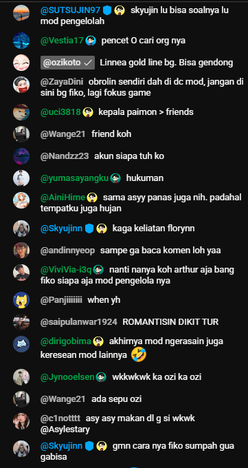 lauveront's tweet photo. padahal saat itu dengan gampangnya FIKO yang mereka lindungi ini, nuduh mod skyujin. bilangnya ngga mau fitnah tapi ini kok ada yang fitnah, dan fitnah nya di livechat loh ?? di depan banyak orang ?? HEBAT HEBAT https://t.co/KJyzV8WdkY
