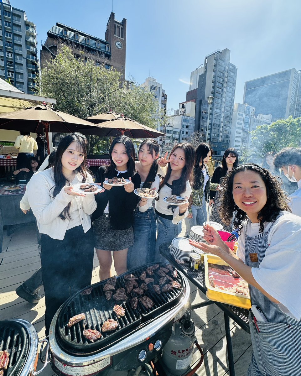 バーベキュー会 クラス親睦会 BBQ①🍖 中之島公園にある 雰囲気のとても良い素敵なお店