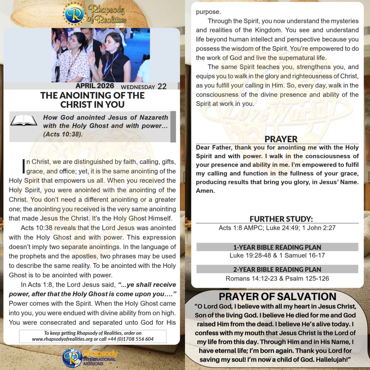 Rhapsody of Realities tweet media