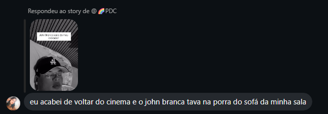🌈PDC JOHN BRANCA TEM 15 MINUTOS DE SCREENTIME tweet media