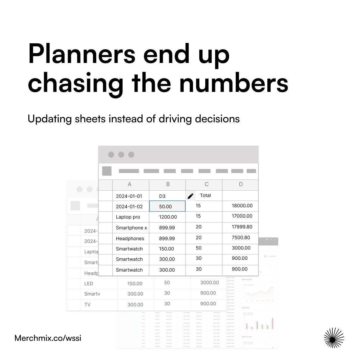 TheMerchmix's tweet photo. Static spreadsheets fall behind the second they’re saved. When your plan lags, your decisions do too. 📉

Stop chasing numbers in sheets and start driving live trade with @TheMerchmix . Connect demand, sales, and stock in real-time. 

Visit: https://t.co/k4wGcDW2Fp

#Retail #WSSI https://t.co/ZwlWFZfkhu