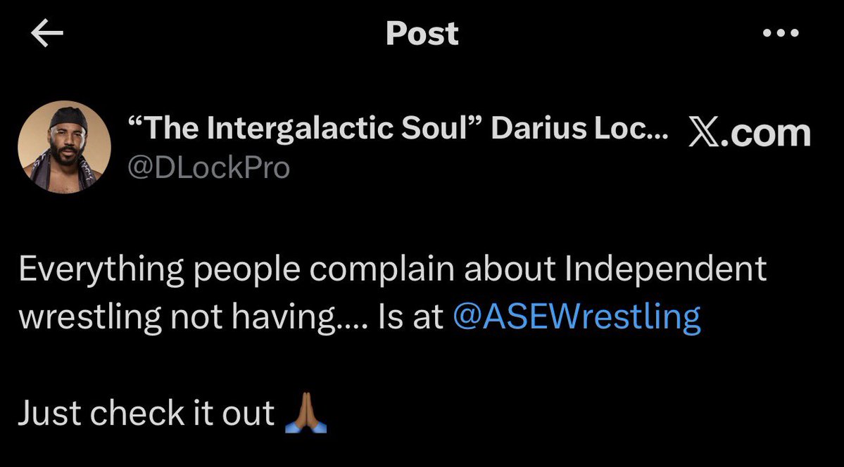 “The Intergalactic Soul” Darius Lockhart tweet media