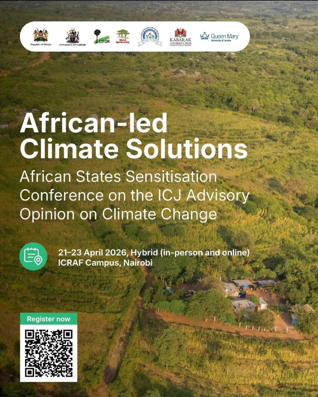 KABUPressKE's tweet image. KABUPress

Proud to partner with CIFOR-ICRAF for the African-led Climate Solutions Conference in Nairobi (Apr 21–23). 🌍

Focused on turning the ICJ Advisory Opinion into real action on climate justice &amp;amp; accountability.

🔗 lnkd.in/desTtAqY

#ClimateJustice #ICJ