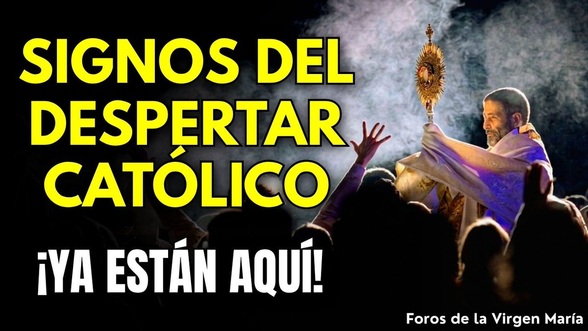 forosvirgen's tweet photo. 🎬 Jóvenes están regresando a la fe… Signos del despertar católico
Video 👉 https://t.co/r2AKX216Wv

#DespertarCatolico #RenacimientoEspiritual #TradicionCatolica #Sacerdotes #CombateEspiritual #Eucaristia #Santidad #EvangelizacionDigital #Conversion #ForosdelaVirgenMaria https://t.co/SkWpVTPFnG