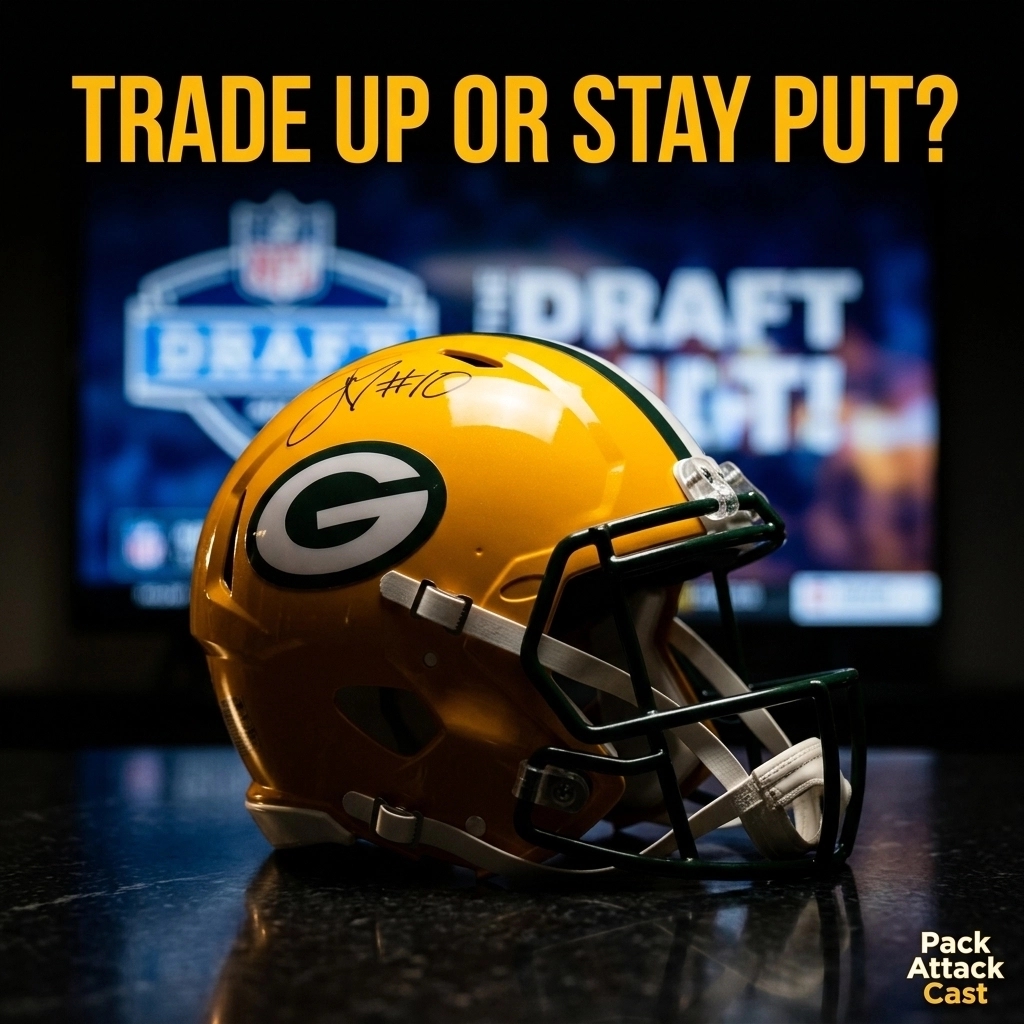 hoffman_je30654's tweet image. Draft day drama! 🧀 Do the Packers trade back into the 1st, or stay put and dominate Day 2? Gutey always keeps us guessing, but we want the heat. 

What’s the play: Trade up or stay patient? Drop your mock draft takes below! 👇

#GoPackGo #NFLDraft #Packers #PackAttack