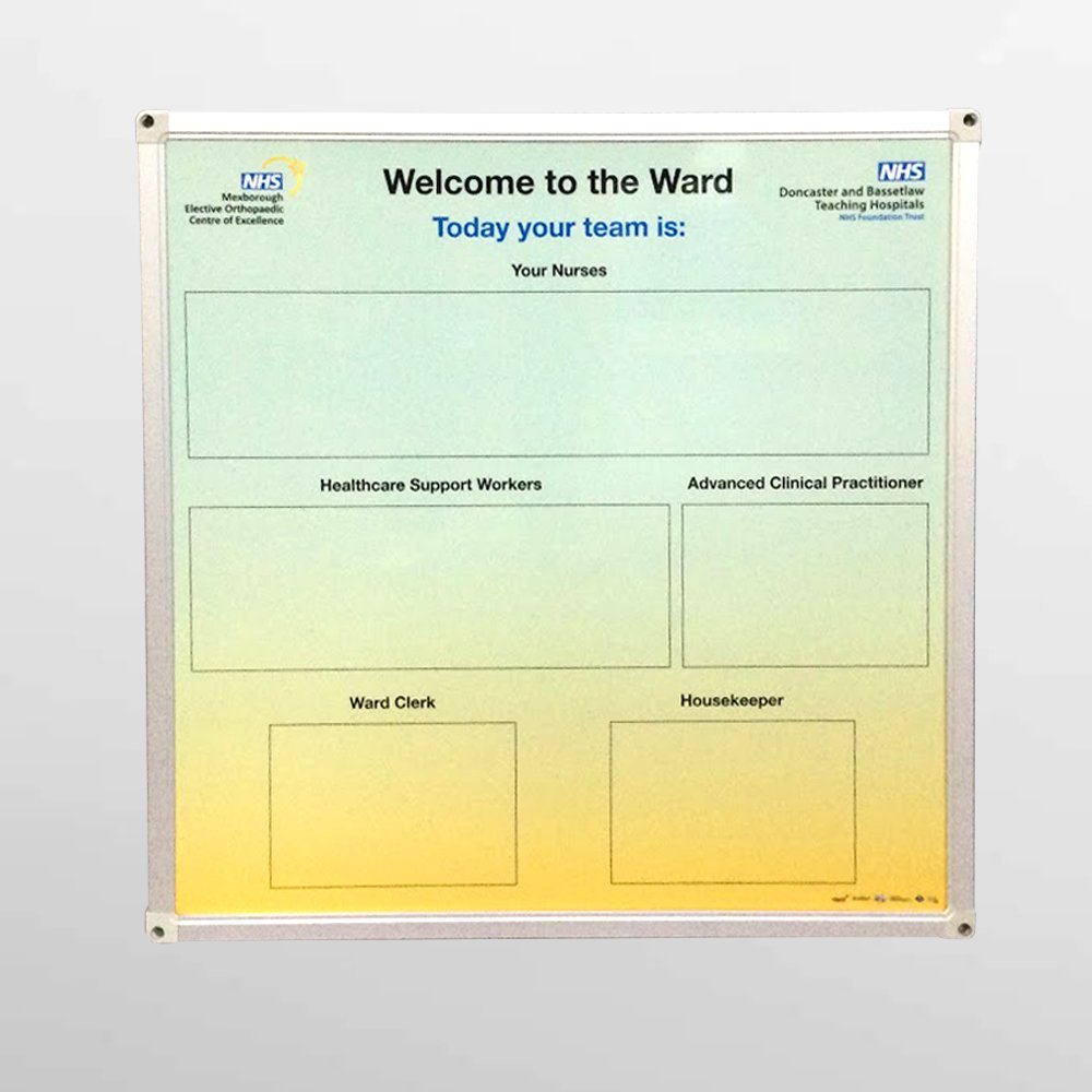 visualsystems's tweet photo. When a ward feels stretched, it’s rarely effort that’s missing.
It’s visibility. 👈

A joined-up ward system gives a clear, shared view without chasing information.

Simple custom boards. Real impact on the day-to-day.

https://t.co/zWrEYbS8Oc

#NHS #PatientExperience https://t.co/zC0z8Tb733
