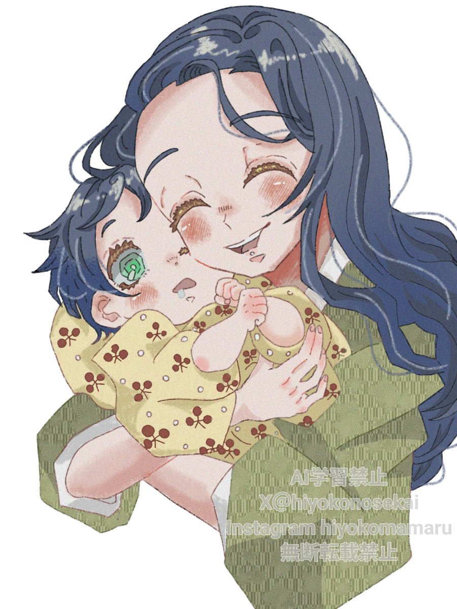 あったかいねぇ
伊之助誕生日おめでとう🎉

#嘴平伊之助誕生祭2026 
#嘴平伊之助生誕祭2026
