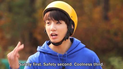 Safety first, safety second, coolness third!