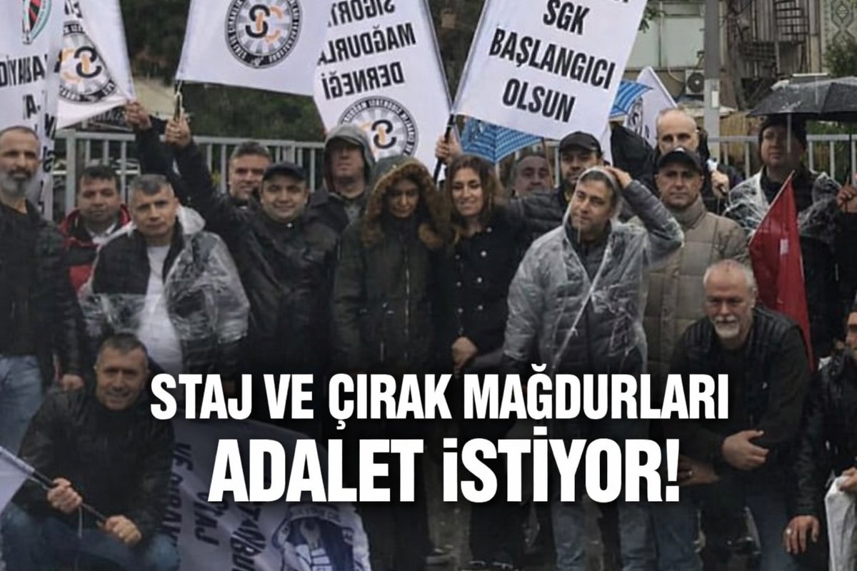 <a href="/csgbakanligi/">T.C. Çalışma ve Sosyal Güvenlik Bakanlığı</a> <a href="/isikhanvedat/">Prof. Dr. Vedat Işıkhan</a> <a href="/tvnet/">TVNET</a> Bizler ucuz işçilik ile çocuk yaşlarda çalıştırılan  Sigortanız başlandı denilerek yarım sigorta yapılarak kandırılan Staj ve Çıraklık Sigortası mağdurlarıyız Elimizden alınan hakkımızın verilmesini istiyoruz
<a href="/vedatbilgn/">Vedat Bilgin</a>

Muhalefet Göreve 
#StajyerÇırağıUnutanKaybeder