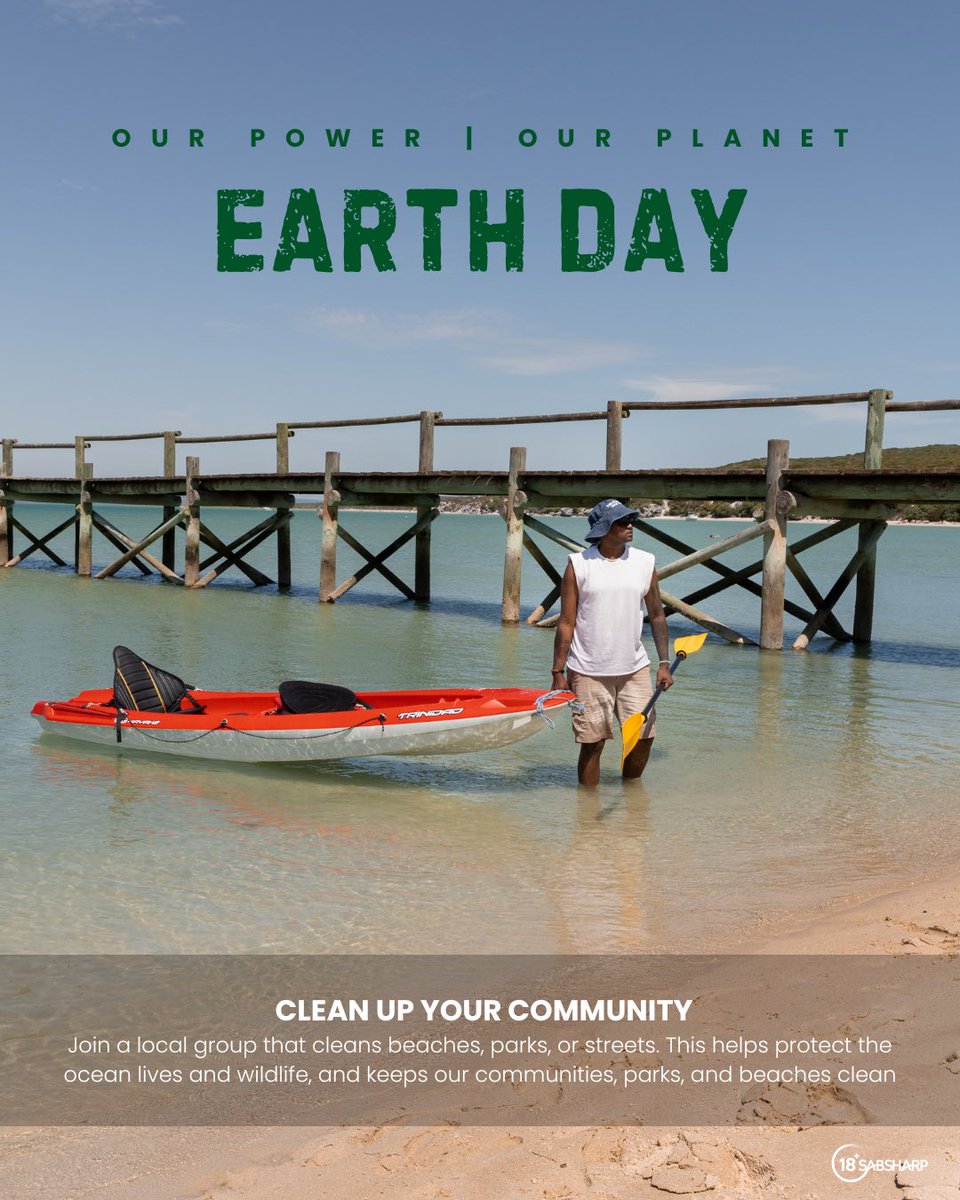 Tebogo_PinPin's tweet photo. Today it’s World Earth Day, and to celebrate this day doesn’t need to be complicated. It’s really about doing small, meaningful things that connect you to the planet.

#EarthDay2026 #WorldEarthDay #WorldEarthDay2026 #ThisisLiving #ad https://t.co/OXMbOthkHz