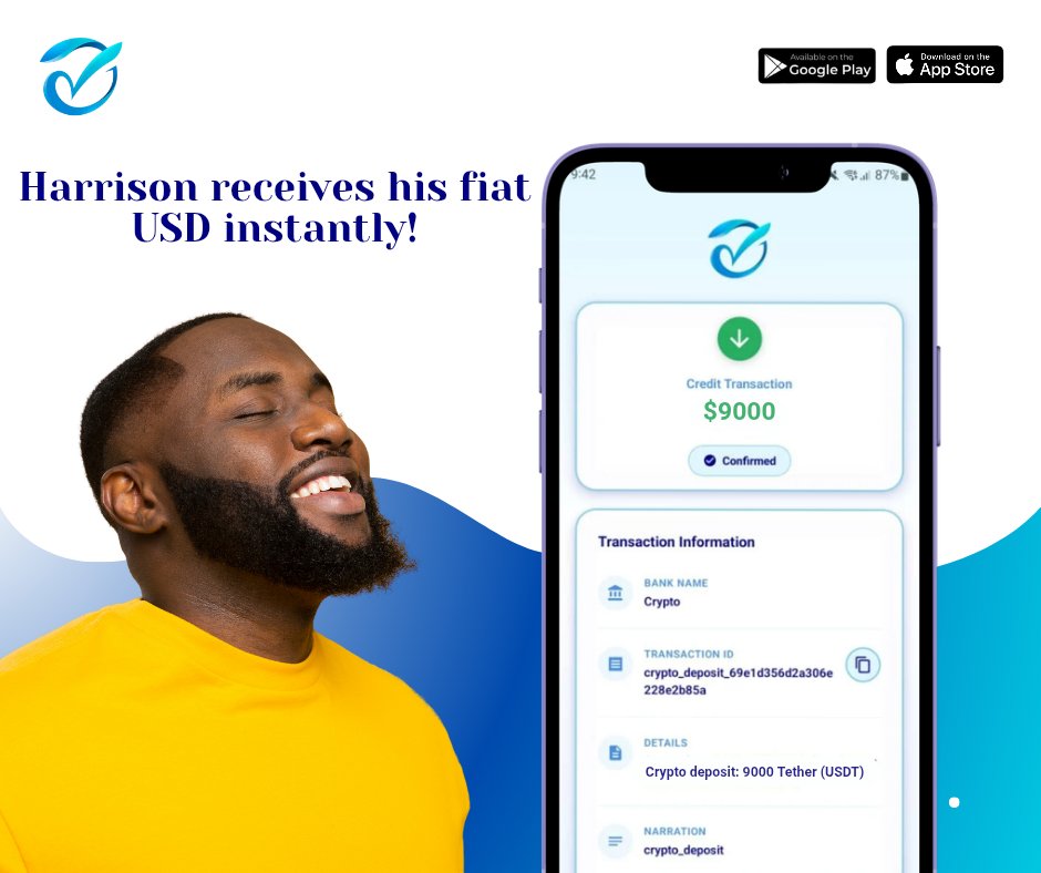 Zipbank__'s tweet image. Did you know that with your Zip Bank app, you can receive crypto payments and get settled instantly to your Zip Bank USD balance🤩
#zipbank #bankingwithoutboundaries