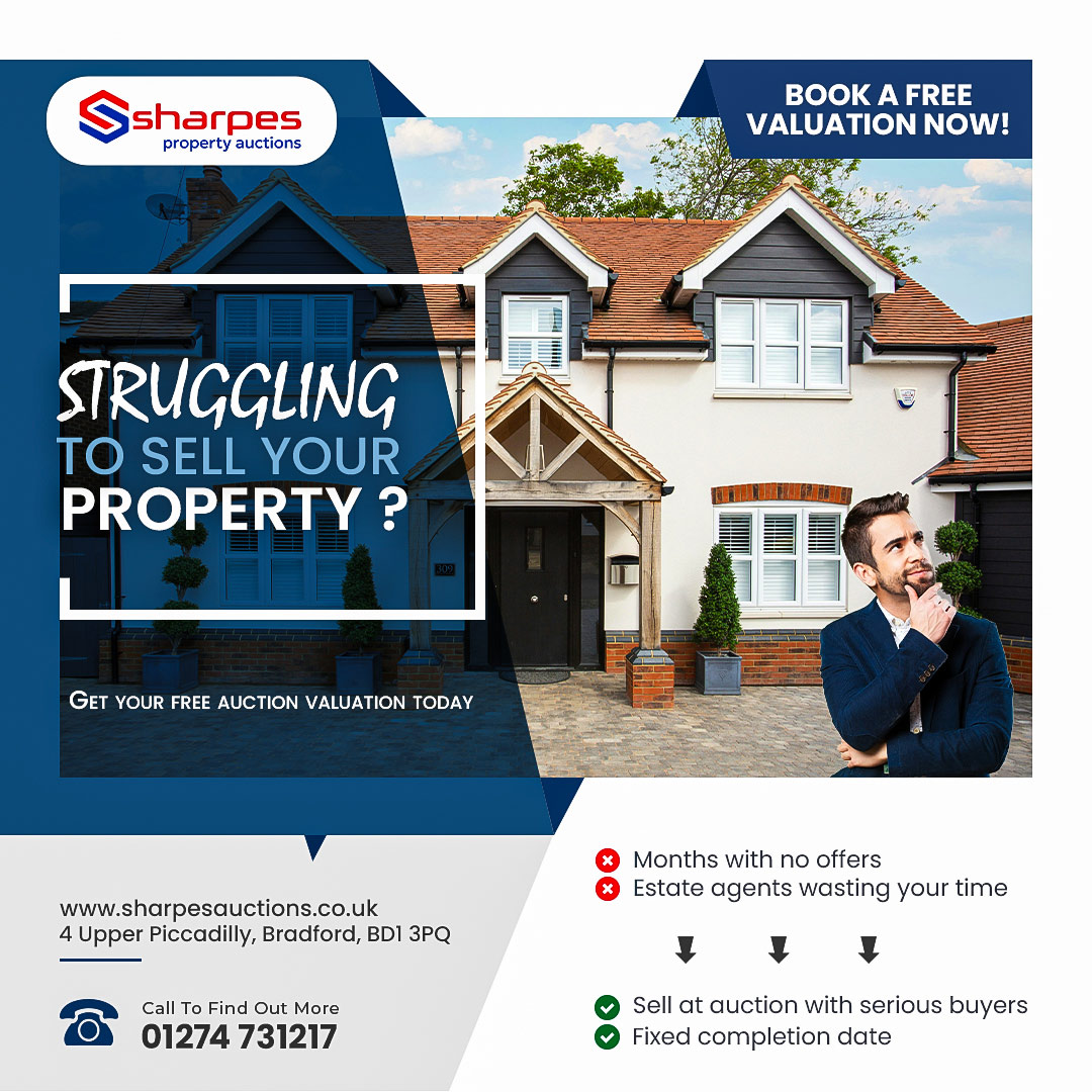 Sharpesauctions's tweet photo. Struggling to sell your property?

Low viewings or unmotivated buyers? Auction adds urgency, visibility, and competition. When it sells, it stays sold!

#StrugglingToSell #PropertyAuction #SellFast #UKProperty #HomeSellers #SharpesAuctions https://t.co/SZVN5MStbp