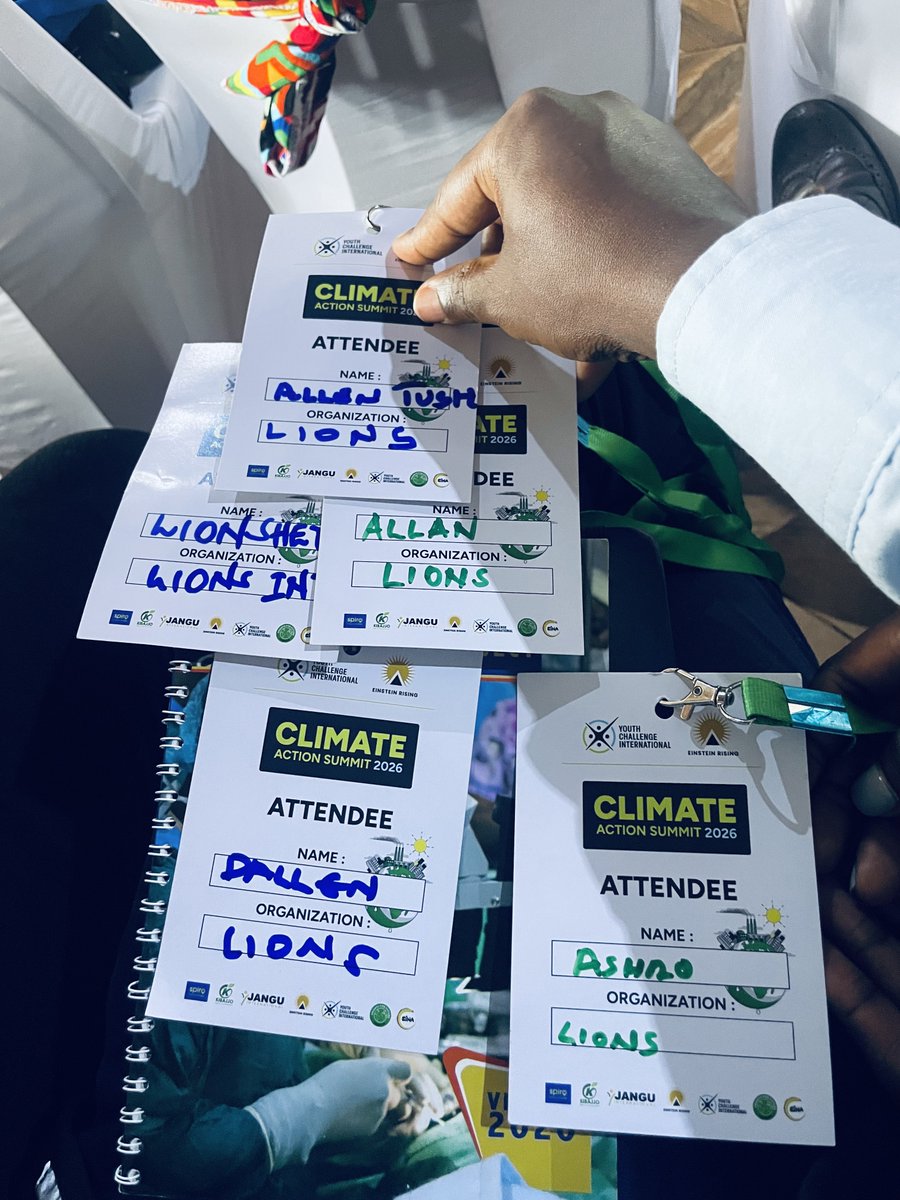 klagenerations's tweet photo. Members of Kampala Generations attend the Climate Action Summit, 2026
Endeavor to preserve the environment! What you do today shapes the future. #earthday #plantatree #lionsinternational https://t.co/ZubySbMKPh