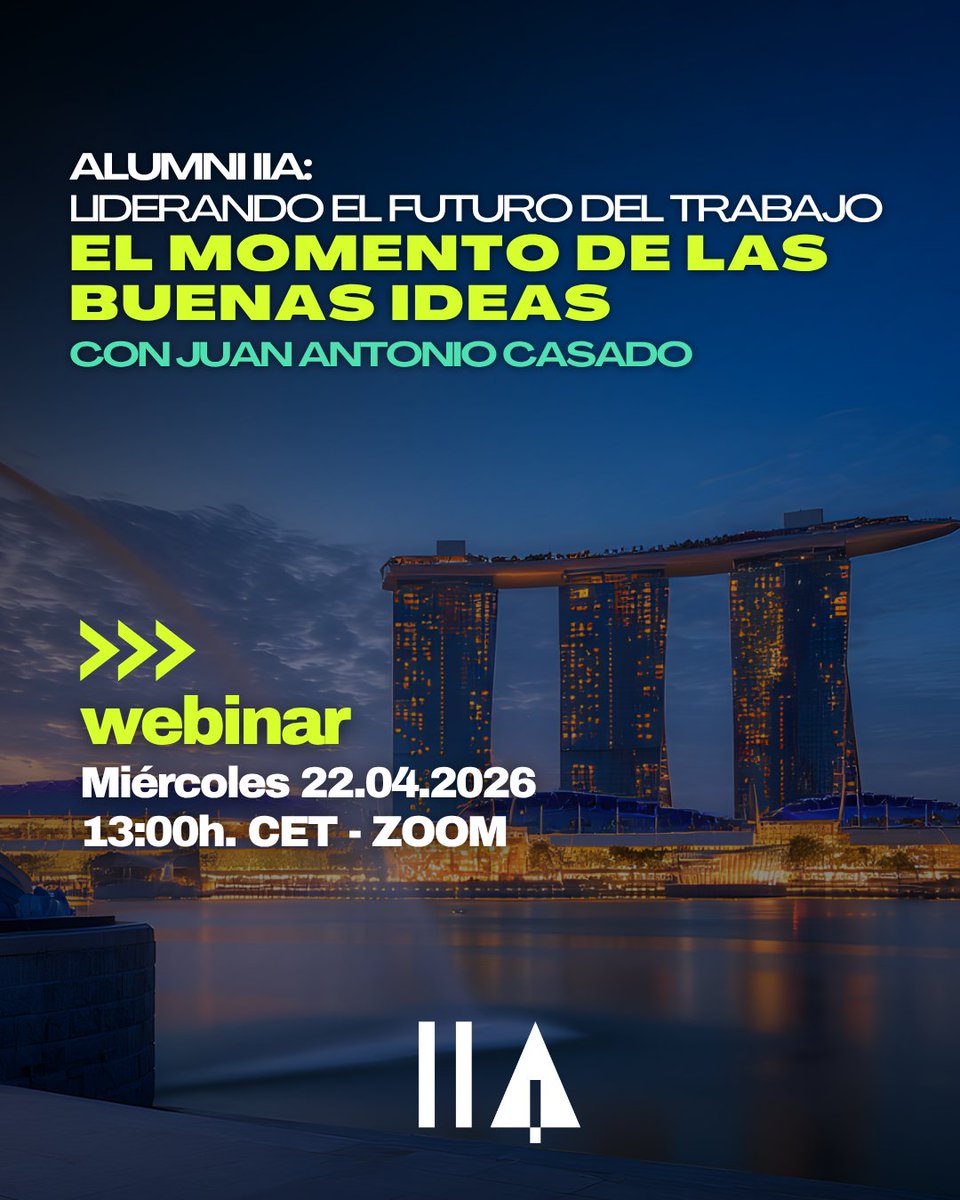 iia_es's tweet image. 🚨 HOY A LAS 13H TENEMOS WEBINAR

Hay proyectos que, a veces, llegan demasiado pronto.

Lo que en 2022 era complejo, costoso y difícil de llevar a producto, hoy puede construirse en días gracias a la evolución de los #LLMs.

Hoy lo veremos con Juan Antonio Casado 👇🏻