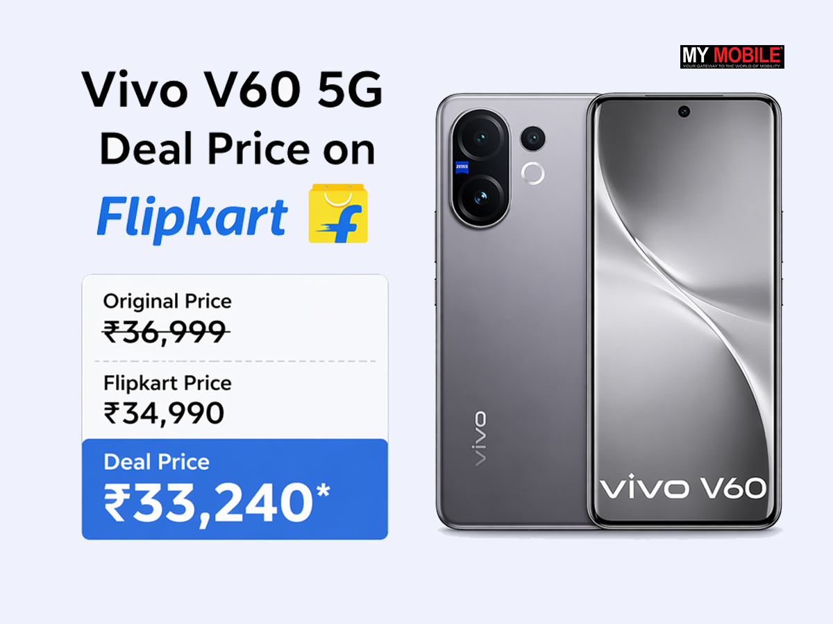 MyMobile_India's tweet image. Vivo V60 5G Gets Major Price Cut on Flipkart, Now Available at ₹33,240

Read more: mymobileindia.com/vivo-v60-5g-ge…

#VivoV60 #FlipkartDeals #TechNews #SmartphoneDeals