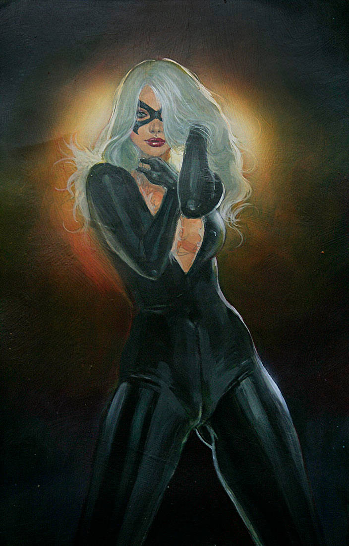 westwindcomics's tweet image. Black Cat Wednesday # 99:
Piece by Mark Beachum #BlackCat You can find more by him here: facebook.com/profile.php?id…