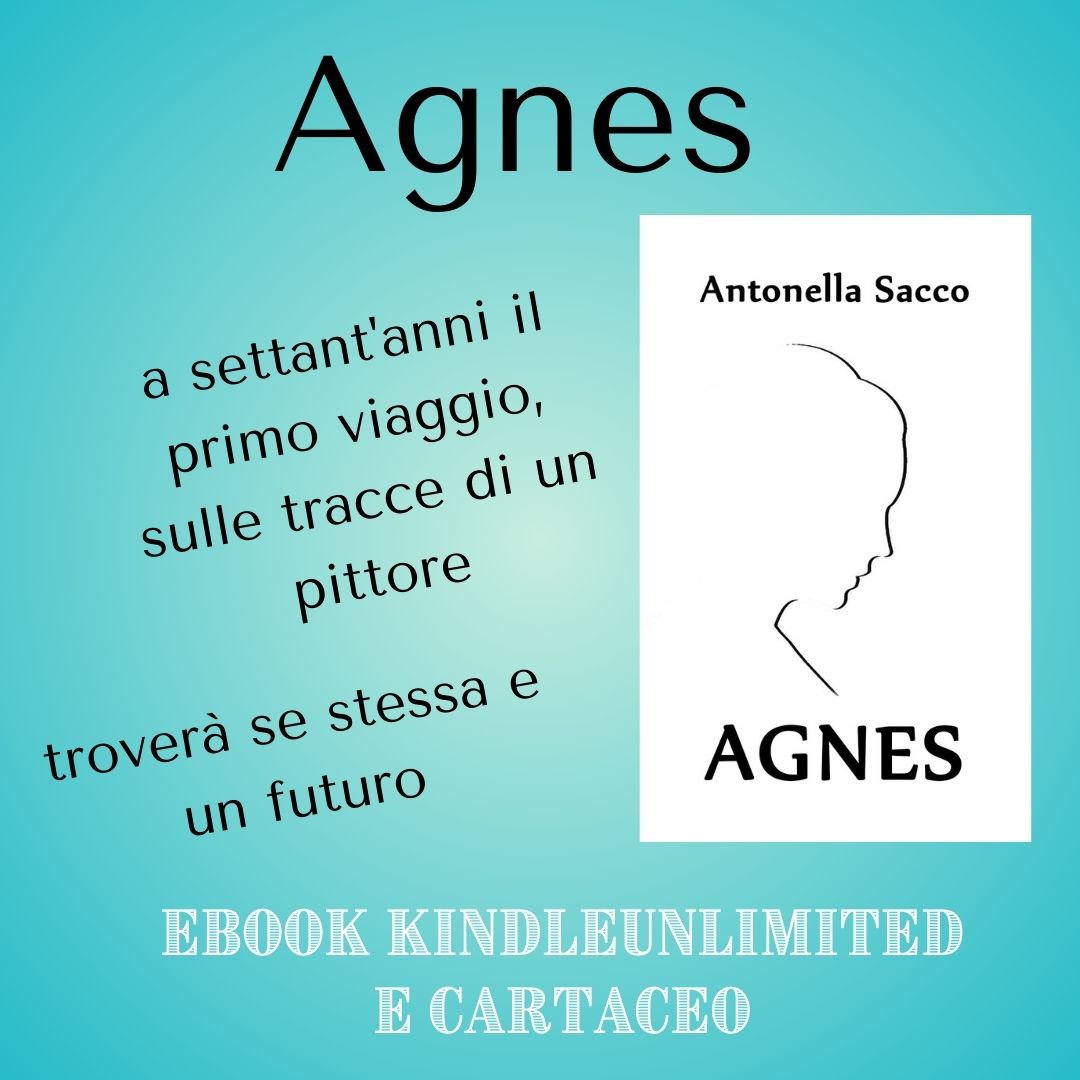 AntSaccoWriter's tweet photo. Agnes
#libro #ebook #kindleunlimited
una storia #delicata
https://t.co/NKEKeWabrW #Amazon via @Amazon https://t.co/t9LxbLr0x5