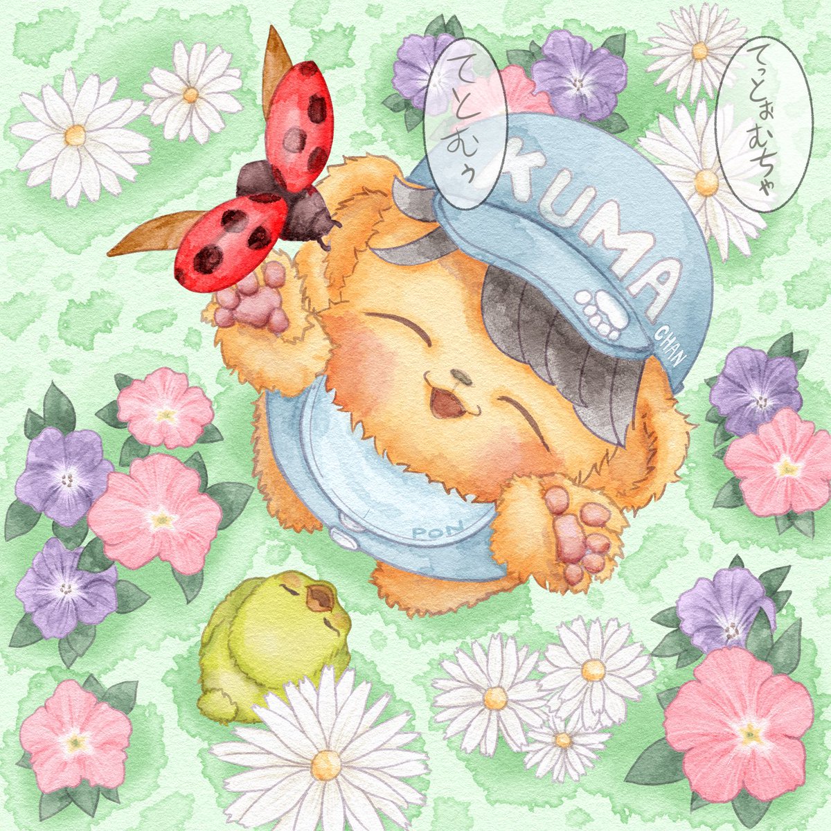 pontoten's tweet photo. あっ、てんとうむしや〜^ ^ https://t.co/OTbMfSeL64