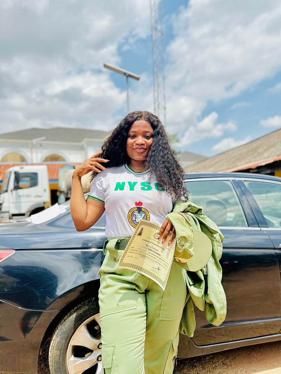scchinecherem's tweet photo. Today marks the official completion of my National Youth Service Corps (NYSC) program, 2025 Batch A, Stream 1.

For the past 12 months, I’ve had the honour of serving my fatherland.

Corper Confidence chinecherem ~  signed out.

#confidencechinecherem #nysc #softwareengineer https://t.co/GUoUClUK65