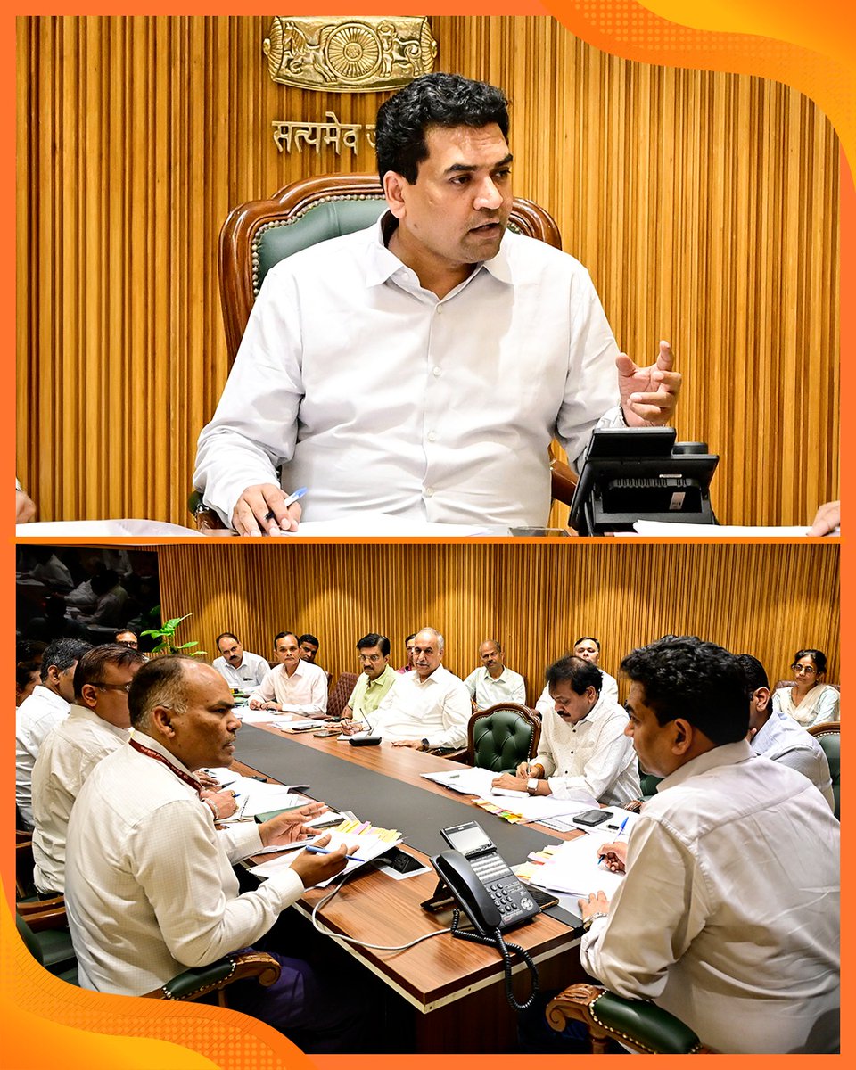 KapilMishra_IND's tweet photo. श्रम, DBOCWWB एवं रोजगार विभाग के अधिकारियों के साथ एक महत्वपूर्ण बैठक की, जिसमें जनहित से जुड़े विभिन्न मुद्दों पर विस्तार से चर्चा हुई। 
बैठक के दौरान श्रमिकों के कल्याण, योजनाओं के प्रभावी क्रियान्वयन और रोजगार के नए अवसरों को सशक्त बनाने पर विशेष जोर दिया गया। https://t.co/u2LO4PX5El