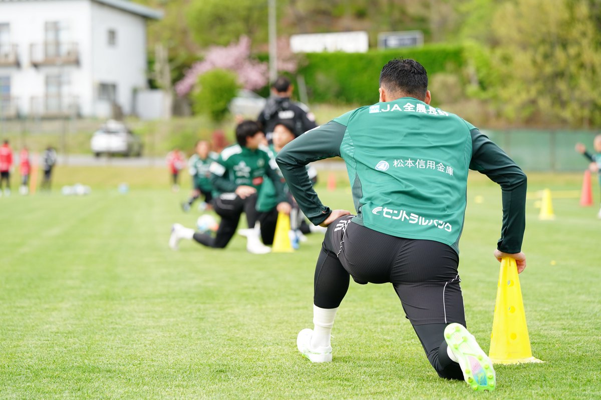 4.22 トレーニング】 週末の #AC長野パルセイロ 戦に向けて
