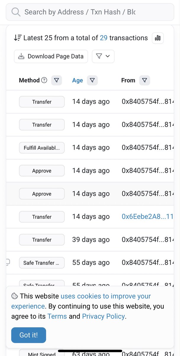 Fizzo_xrl's tweet photo. My last transaction was 14dsys ago I have no association with any of this wallets 

https://t.co/amzi8lPYJ3 https://t.co/KS0bmZe5PU
