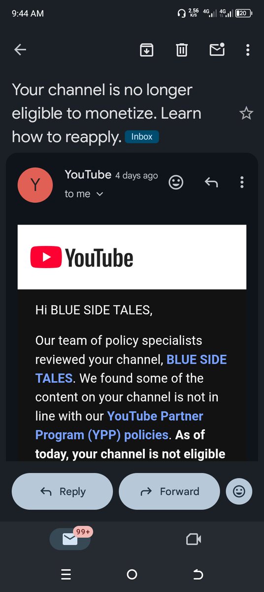 suis_tech's tweet photo. @TeamYouTube  I appealed my demonetization for inauthentic content over two days ago, still awaiting any response or update. https://t.co/yvxYM00BYL