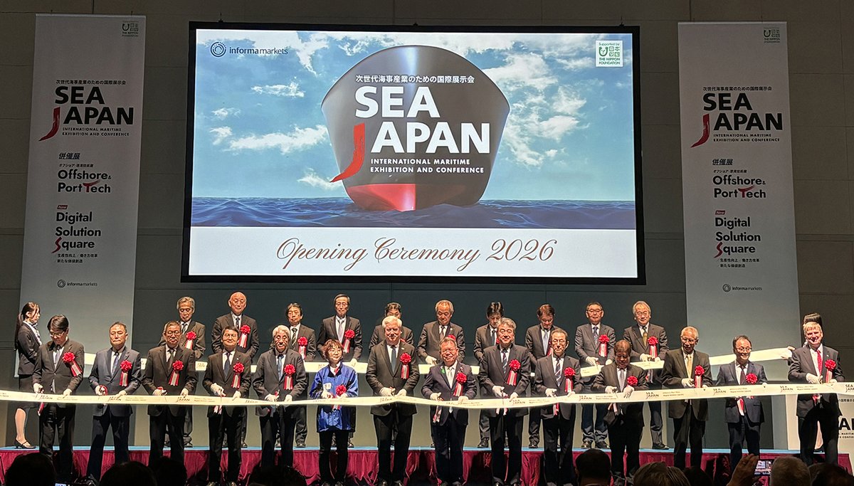 kaijiweb's tweet photo. 【Sea Japan2026、過去最大規模で開幕】
国際海事展「Sea Japan2026」が東京ビッグサイトで開幕しました。約630社が参加し、3万人規模の来場を見込みます。デジタル分野の「Digital Solution Square」を初めて設けています。#SeaJapan 
https://t.co/hNLdCmLxYd https://t.co/ZwOZzFMyj1